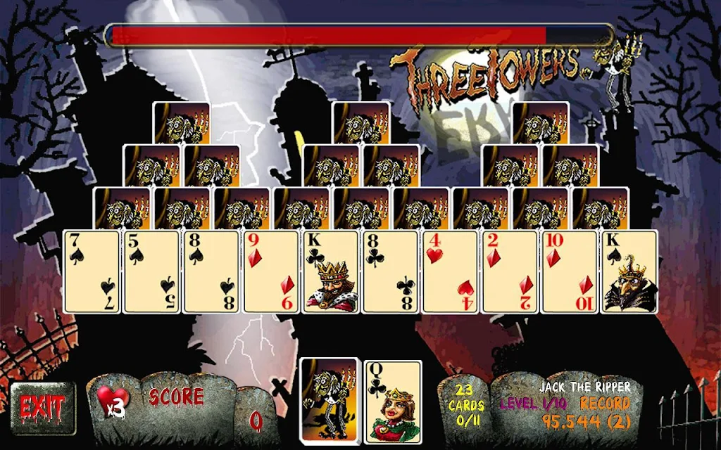 Three Towers Solitaire Free Screenshot 3