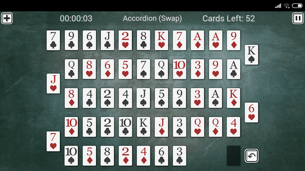 Accordion Solitaire Screenshot 1 