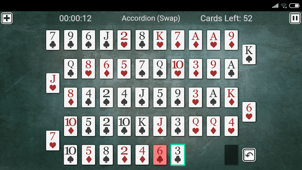 Accordion Solitaire Screenshot 2 