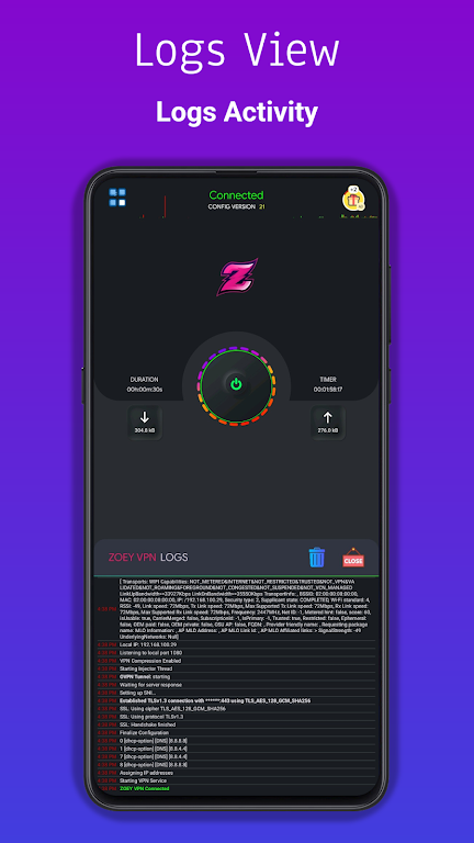 ZOEY VPN: fast & secure Screenshot 2 