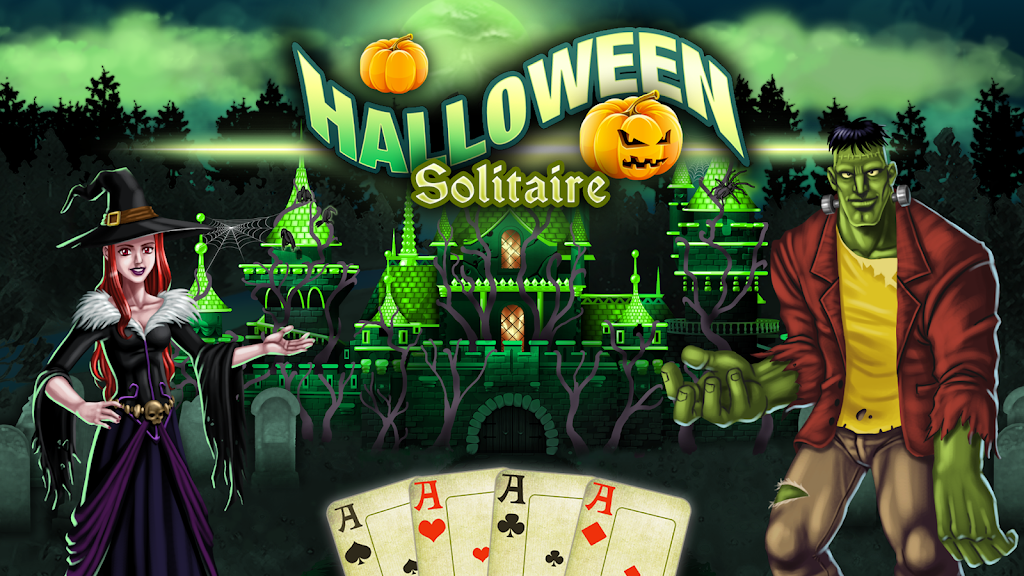 Halloween Tri-peaks Solitaire Screenshot 3