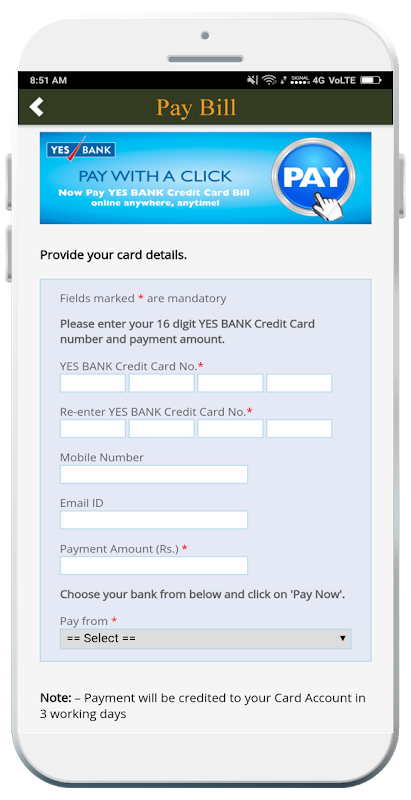 Credit Card Bill Payment Screenshot 3 