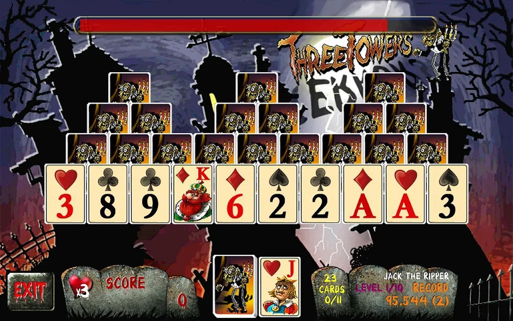 Three Towers Solitaire Free Screenshot 2