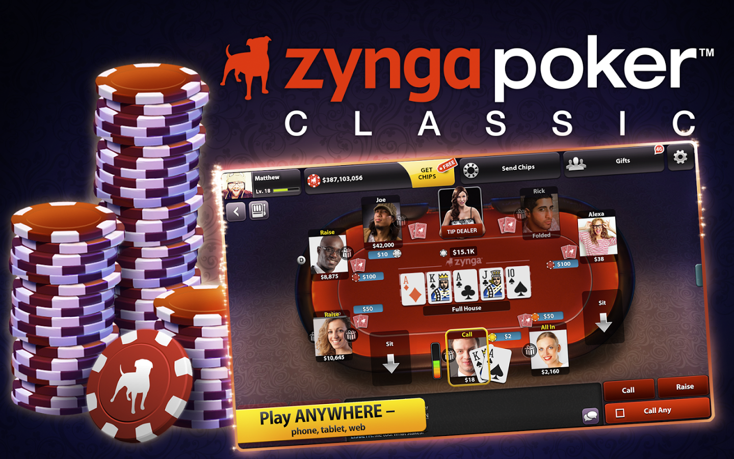 Zynga Poker Classic TX Holdem Screenshot 2