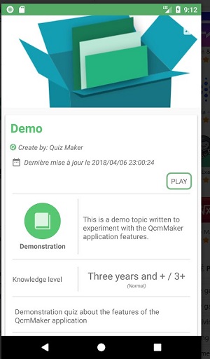 Quiz Maker (Create Quiz /Test) Screenshot 2 