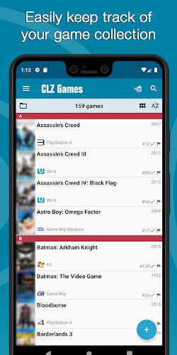 CLZ Games: video game database Screenshot 1