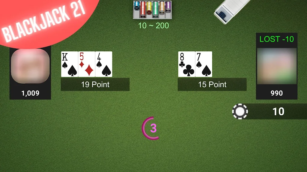 Classic 21 BlackJack Screenshot 1 