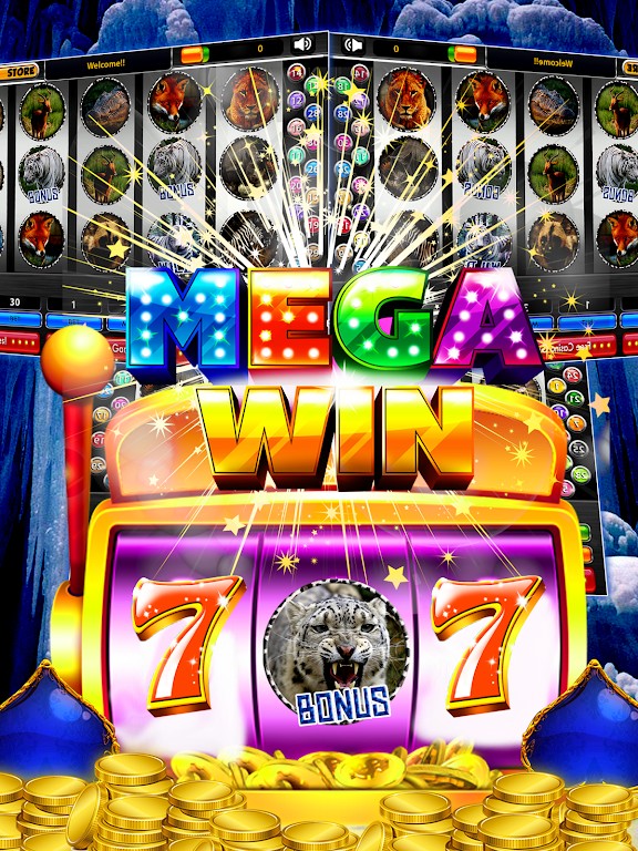 Golden Snow Leopard Slots Screenshot 1