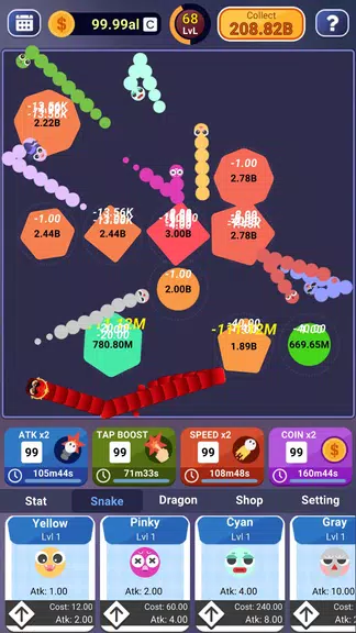 Idle Snakes - io games Screenshot 3