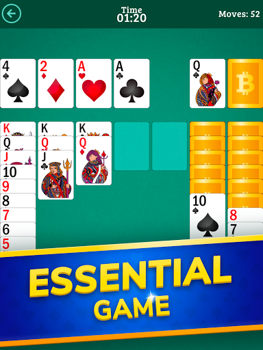 Bitcoin Solitaire - Get Real Bitcoin Free! Screenshot 1 