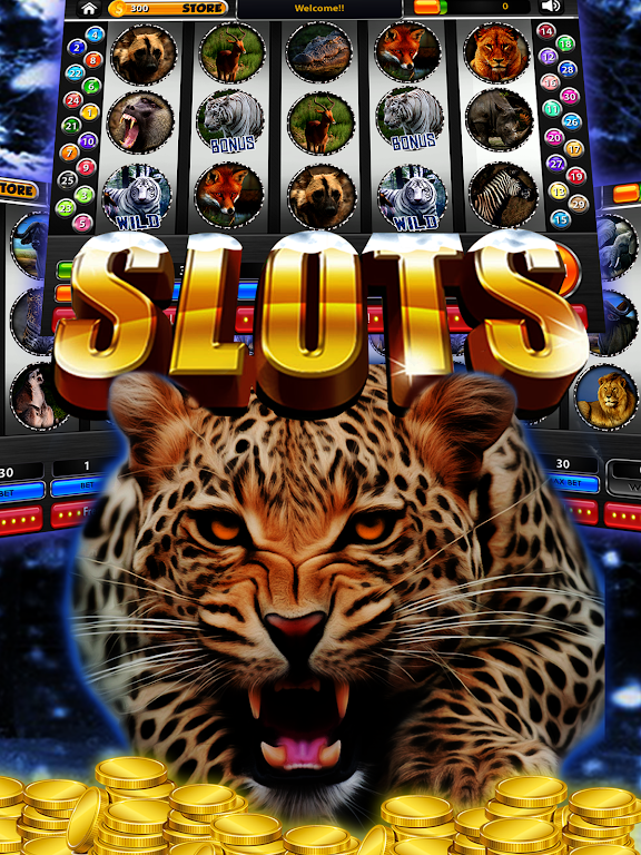 Golden Snow Leopard Slots Screenshot 3