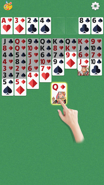 Freecell Solitaire Offline Screenshot 1