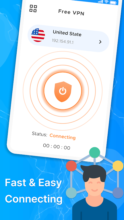 Fast turbo VPN: Master App Screenshot 3