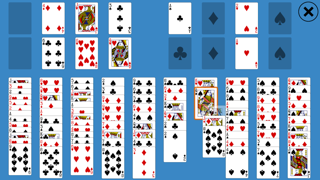 Solitaire FreeCell Two Decks Screenshot 3