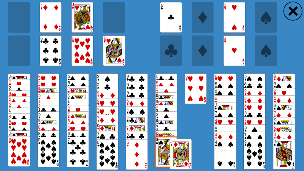 Solitaire FreeCell Two Decks Screenshot 2