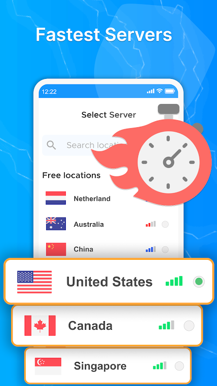 Fast turbo VPN: Master App Screenshot 4