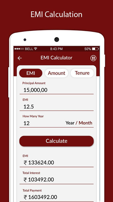 EMI Calculator - Loan EMI Calculator Screenshot 4