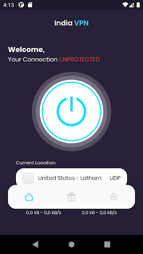 INDIA VPN - Unlimited Proxy & Fast Unblock Master Screenshot 1