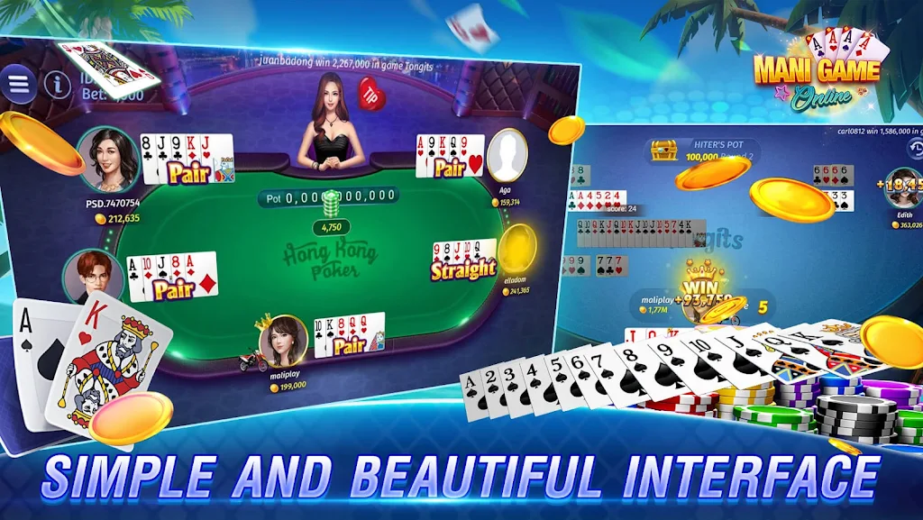 ManiGame Tongits Pusoy Online Screenshot 2 