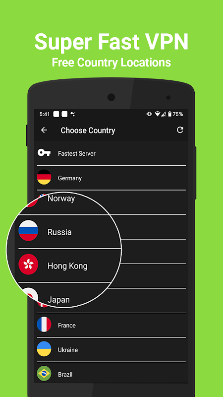 Super Fast VPN - Ultra Secure Unlimited Free VPN Screenshot 2 