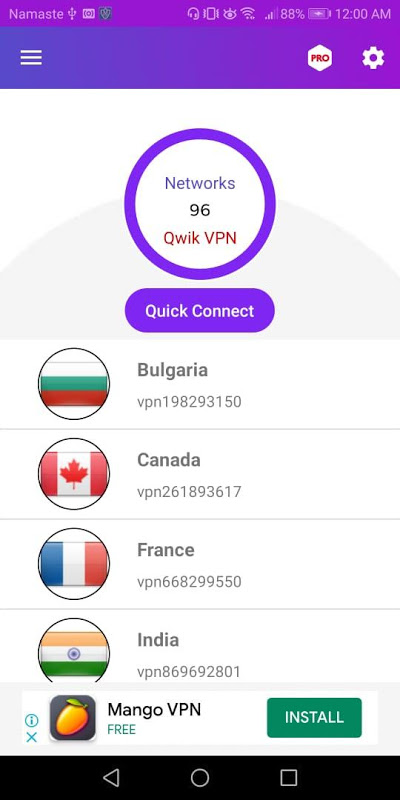 Qwik VPN Pro Screenshot 3