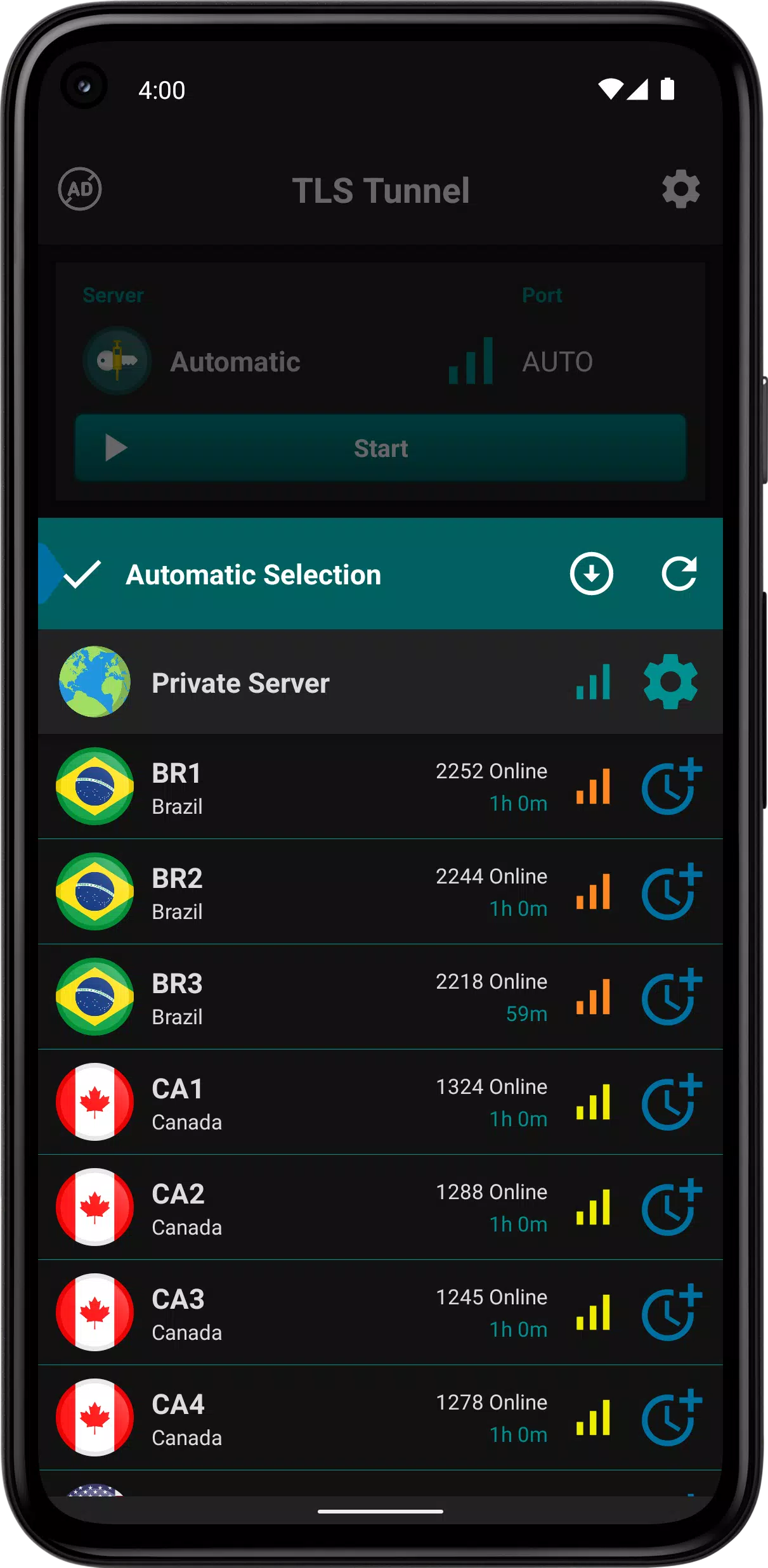 TLS Tunnel - Free VPN for Injection Screenshot 1