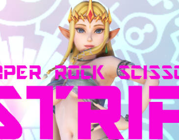 PRINCESS ZELDA Rock Paper Scissors STRIP HENTAI! Screenshot 2 