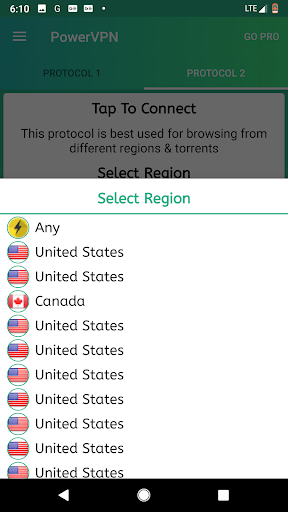 Power VPN Free VPN Screenshot 3 