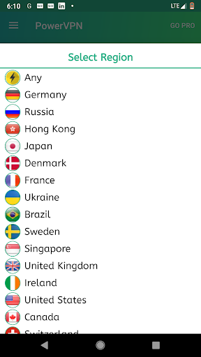 Power VPN Free VPN Screenshot 2 