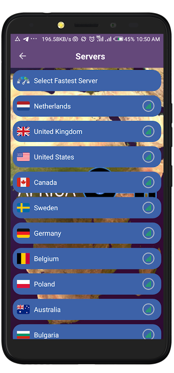 Africa VPN MADE IN OKU Screenshot 3 