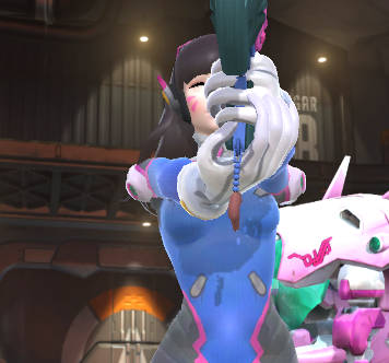 D.VA Rock Paper Scissors STRIP HENTAI! Screenshot 3