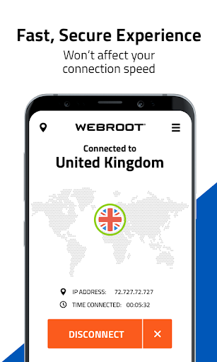 Webroot WiFi Security VPN & Data Privacy Screenshot 4