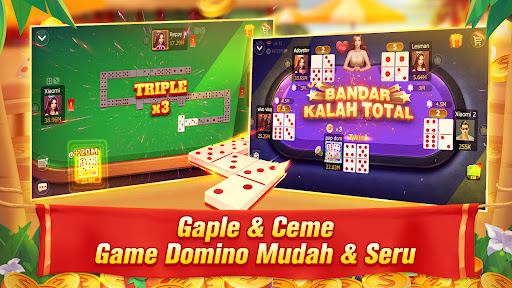 Domino 99  Gaple  Qiu Qiu  Kiu Kiu Poker Screenshot 1