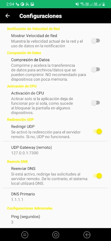 SeniorGuajiro VPN Screenshot 2 