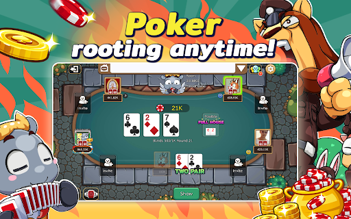 Dummy & Toon Poker OnlineGame Screenshot 3 