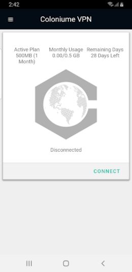 ColoniumeVPN Screenshot 2