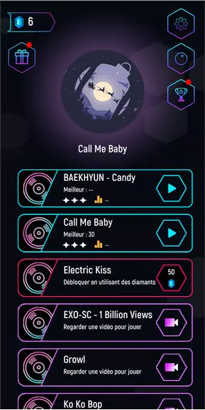 EXO Tiles Hop: KPOP EDM Rush Screenshot 1