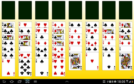 FreeCell Solitaire Game Screenshot 1