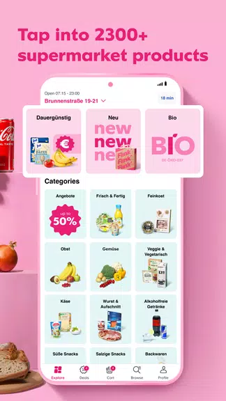 Flink: Groceries in minutes Screenshot 2