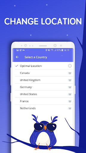 OWL VPN: Location changer for private browsing Screenshot 4