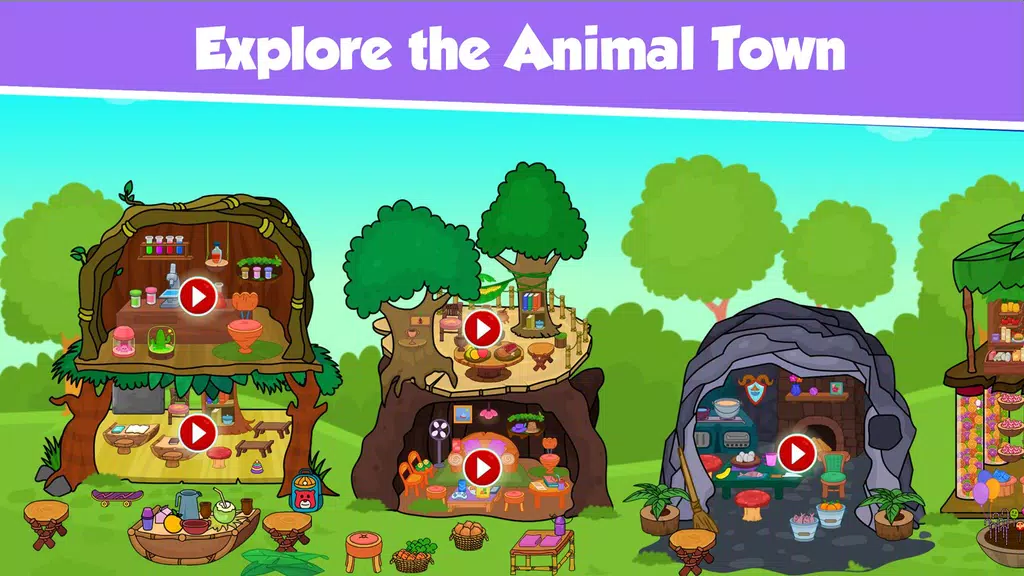 Tizi Animal Town - House Games Screenshot 1 