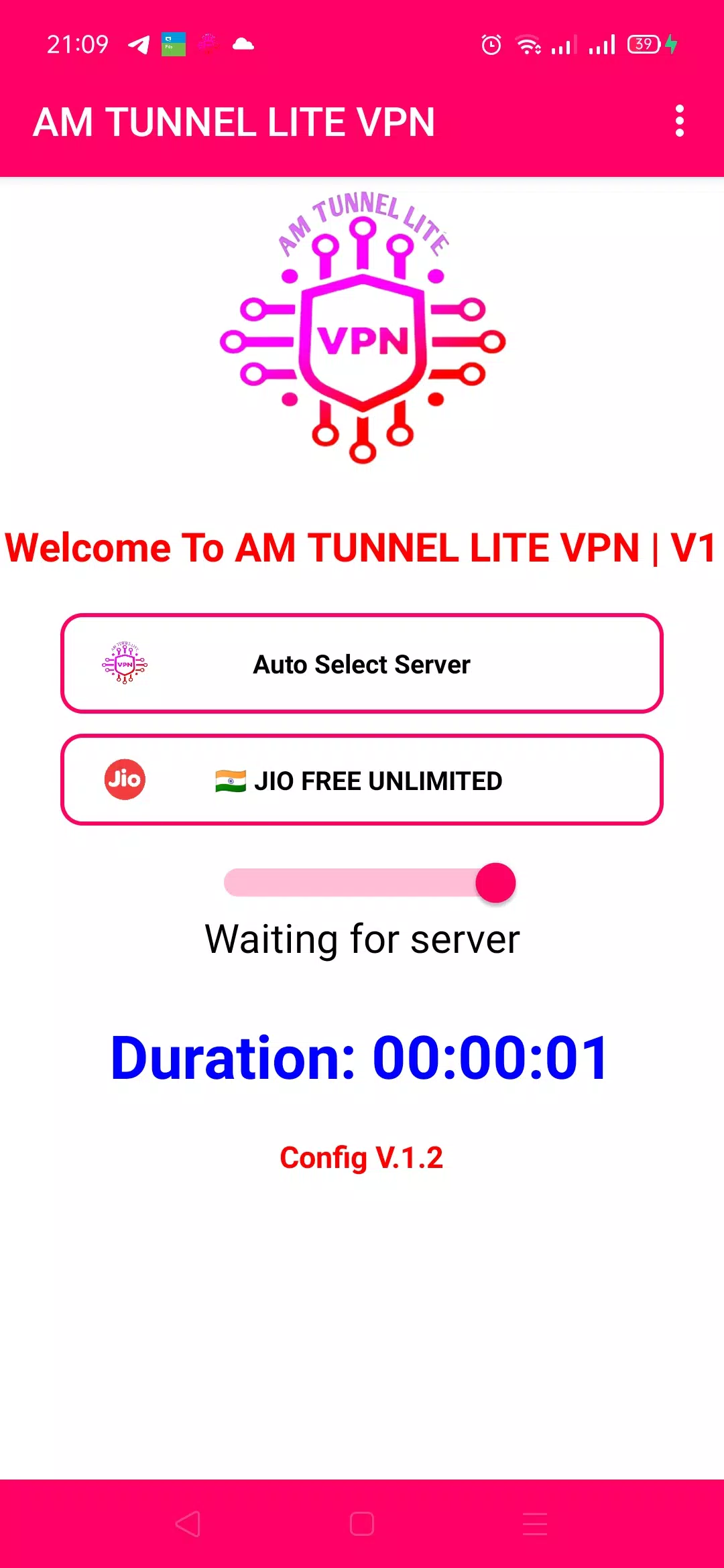 AM TUNNEL LITE VPN Screenshot 1