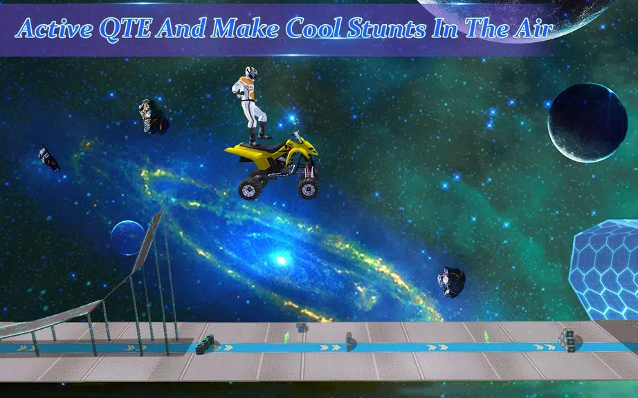 Stunt Bike Racing 3D Galaxy Screenshot 1 