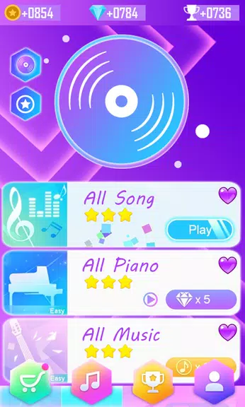 Coraline 2 Piano Tiles Game Screenshot 1