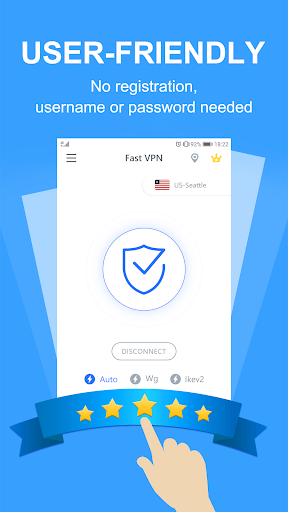 Free VPN Proxy - Secure Tunnel, Super VPN Shield Screenshot 1