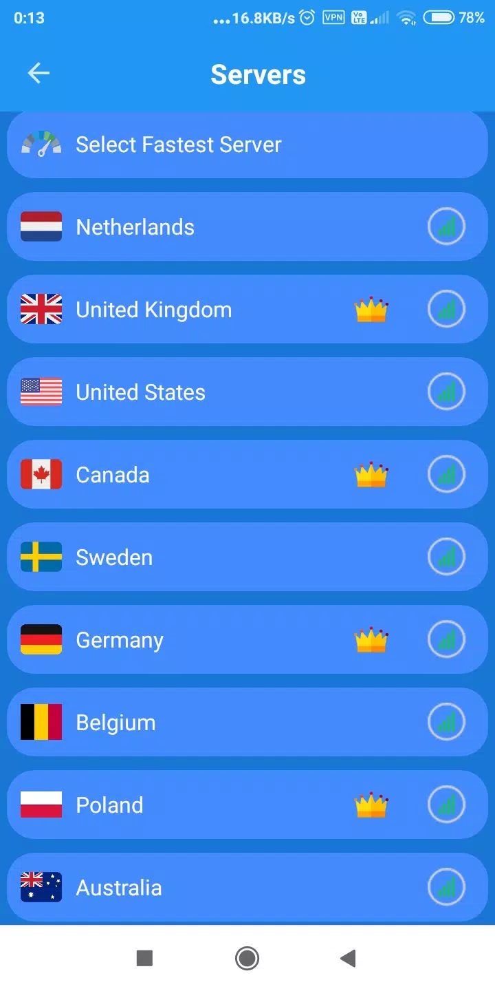 VPN Mate Screenshot 3