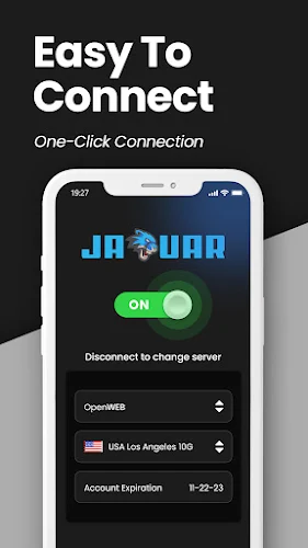 Jaguar VPN - Fast & Secure Screenshot 1