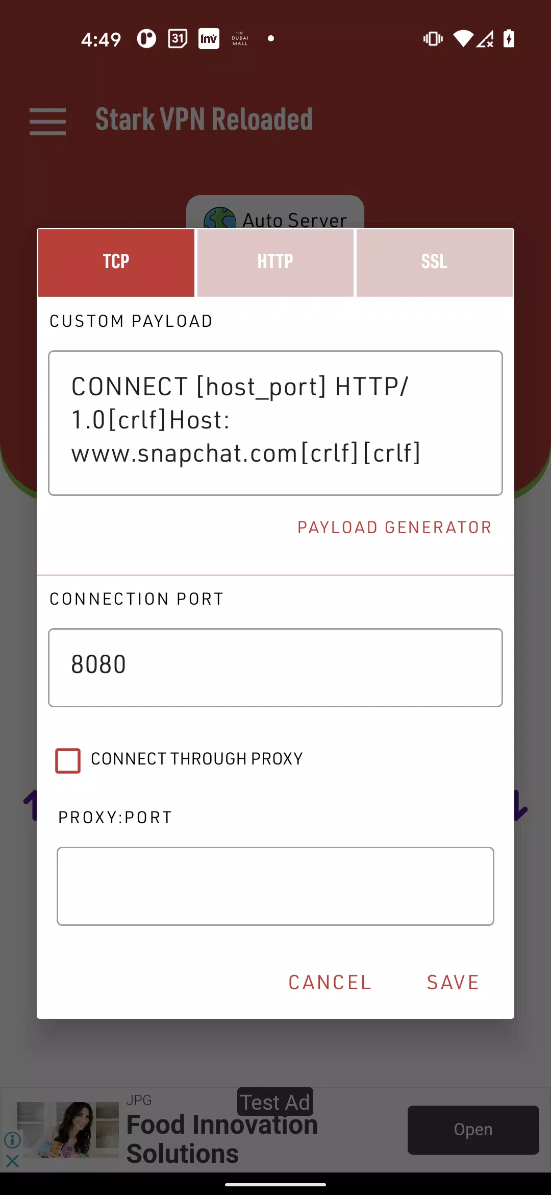 Stark VPN Reloaded Screenshot 1