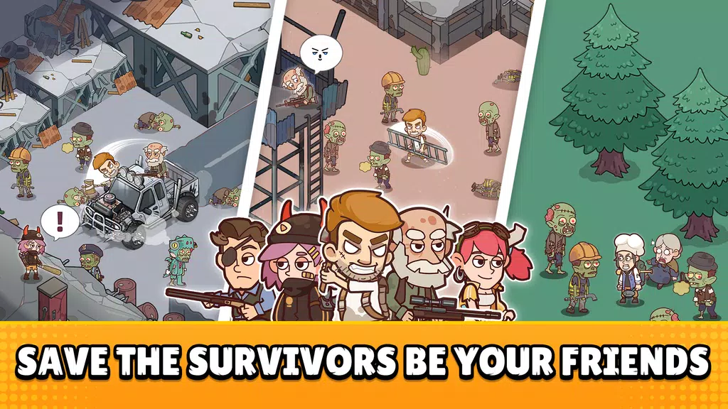 Mini Survival:Zombie Fight Screenshot 1 