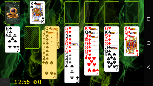 Spider Solitaire (Web rules) Screenshot 1